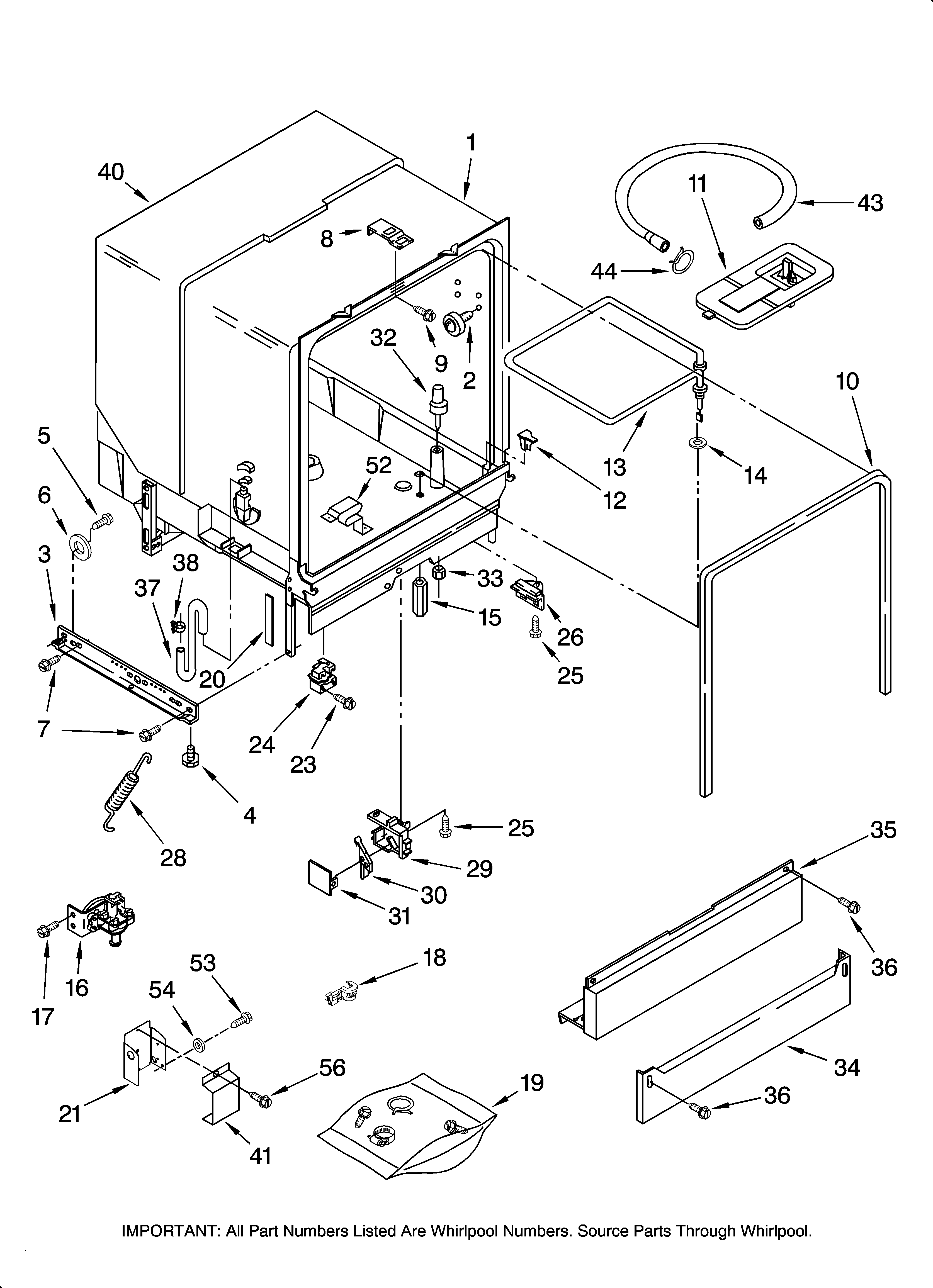 Tub assembly parts