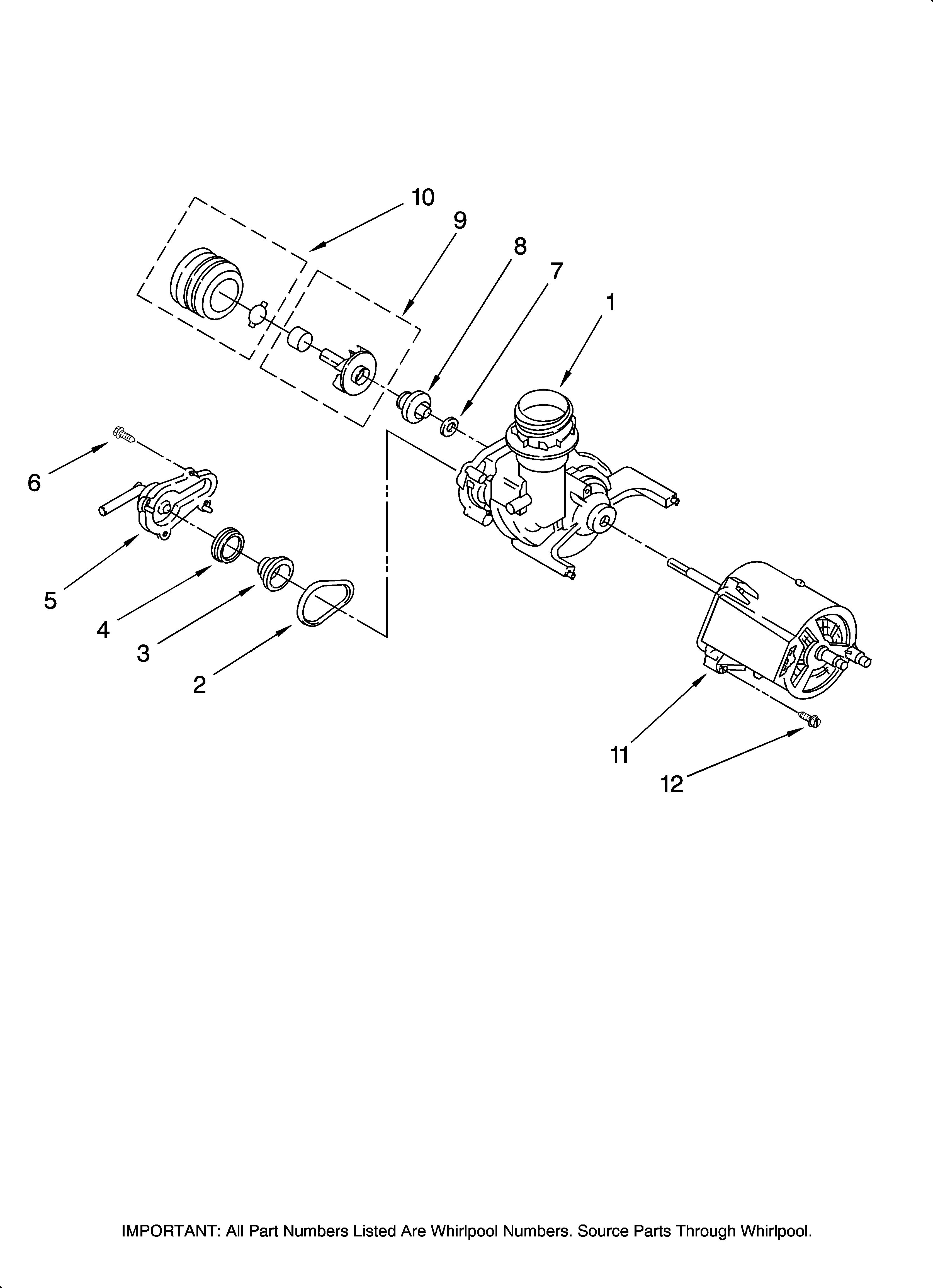 Pump and motor parts