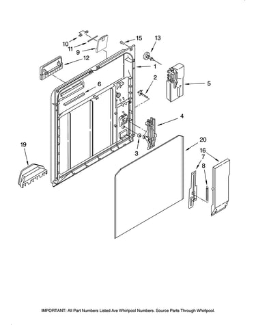 Inner door parts