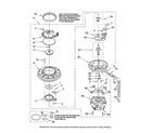 Maytag MDB4621AWB0 pump and motor parts diagram