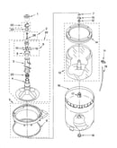 Agitator, basket and tub parts