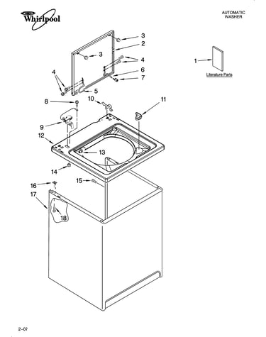 Top and cabinet parts