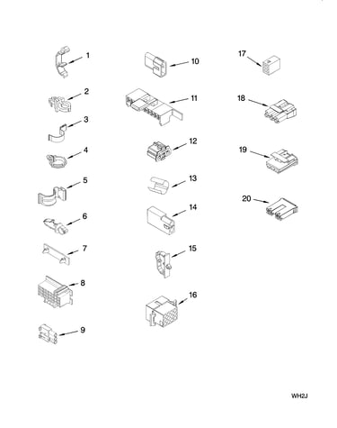 Wiring harness parts