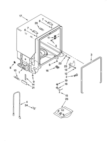 Tub and frame parts