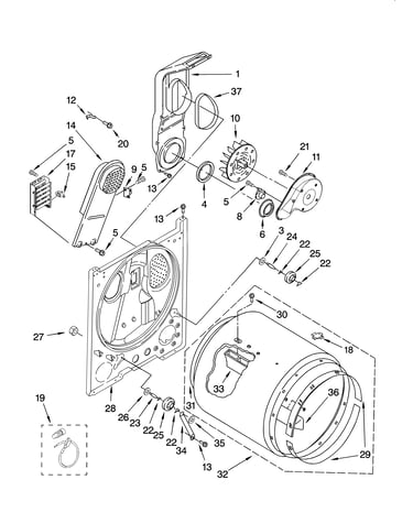 Bulkhead parts, optional parts (not included)