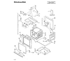 KitchenAid KEBS107SBL00 oven parts diagram