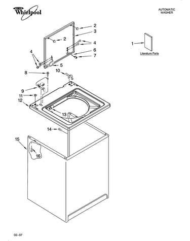 Top and cabinet parts