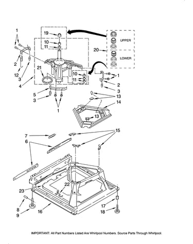 Machine base parts