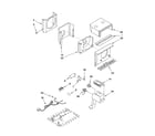 Whirlpool ACE124PT0 air flow and control parts diagram