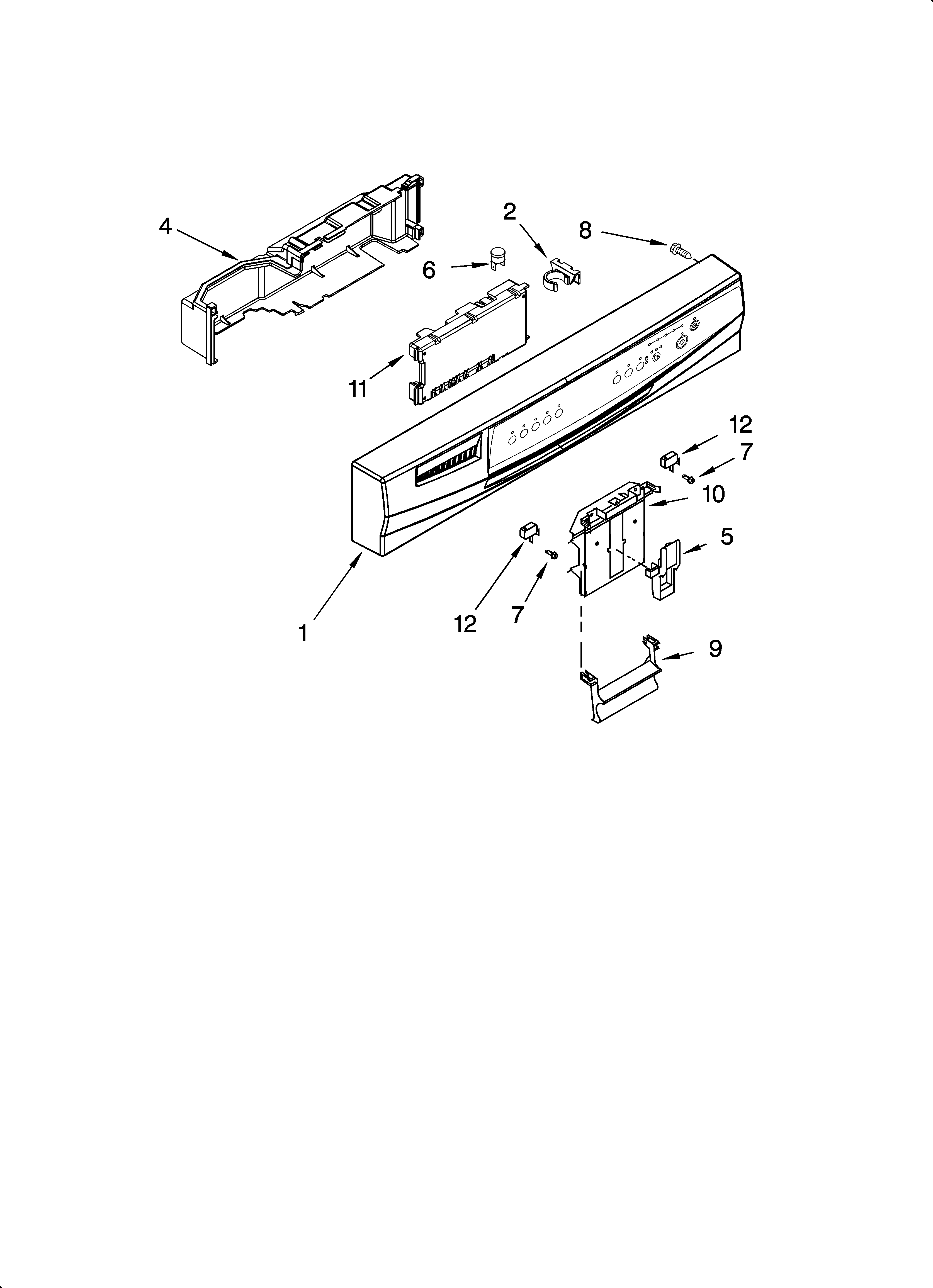 Control panel parts
