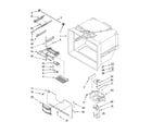 Whirlpool GX5SHDXTQ00 freezer liner parts diagram