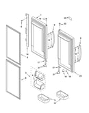 Refrigerator door parts