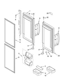 Refrigerator door parts