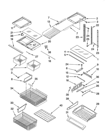 Shelf parts