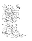 Refrigerator shelf parts