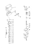 Motor and ice container parts
