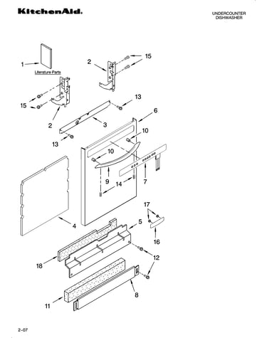 Door and panel parts