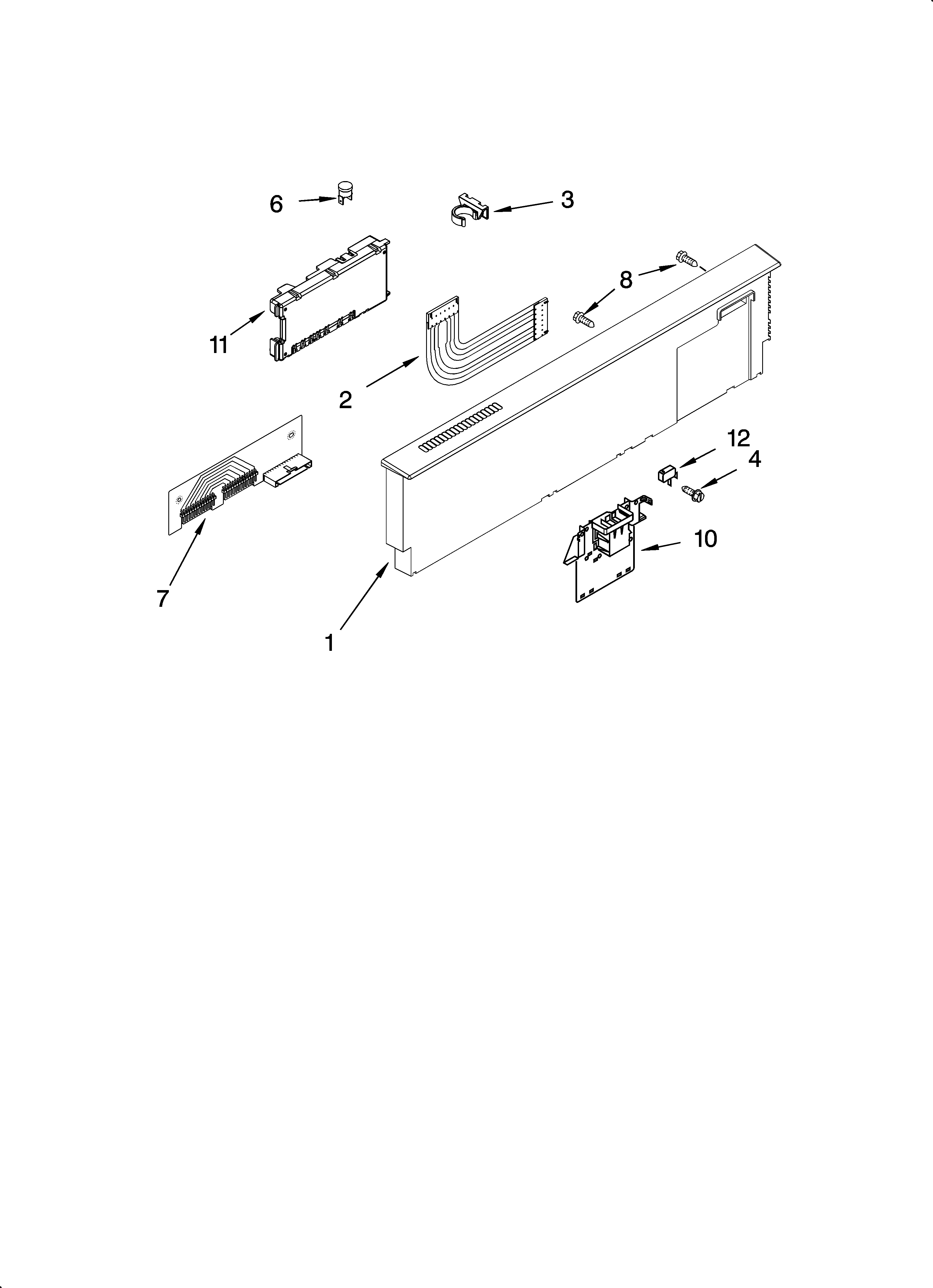 Control panel parts