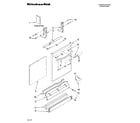 KitchenAid KUDK02CRBL3 door and panel parts diagram
