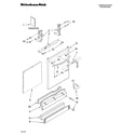 KitchenAid KUDK02CRBS3 door and panel parts diagram