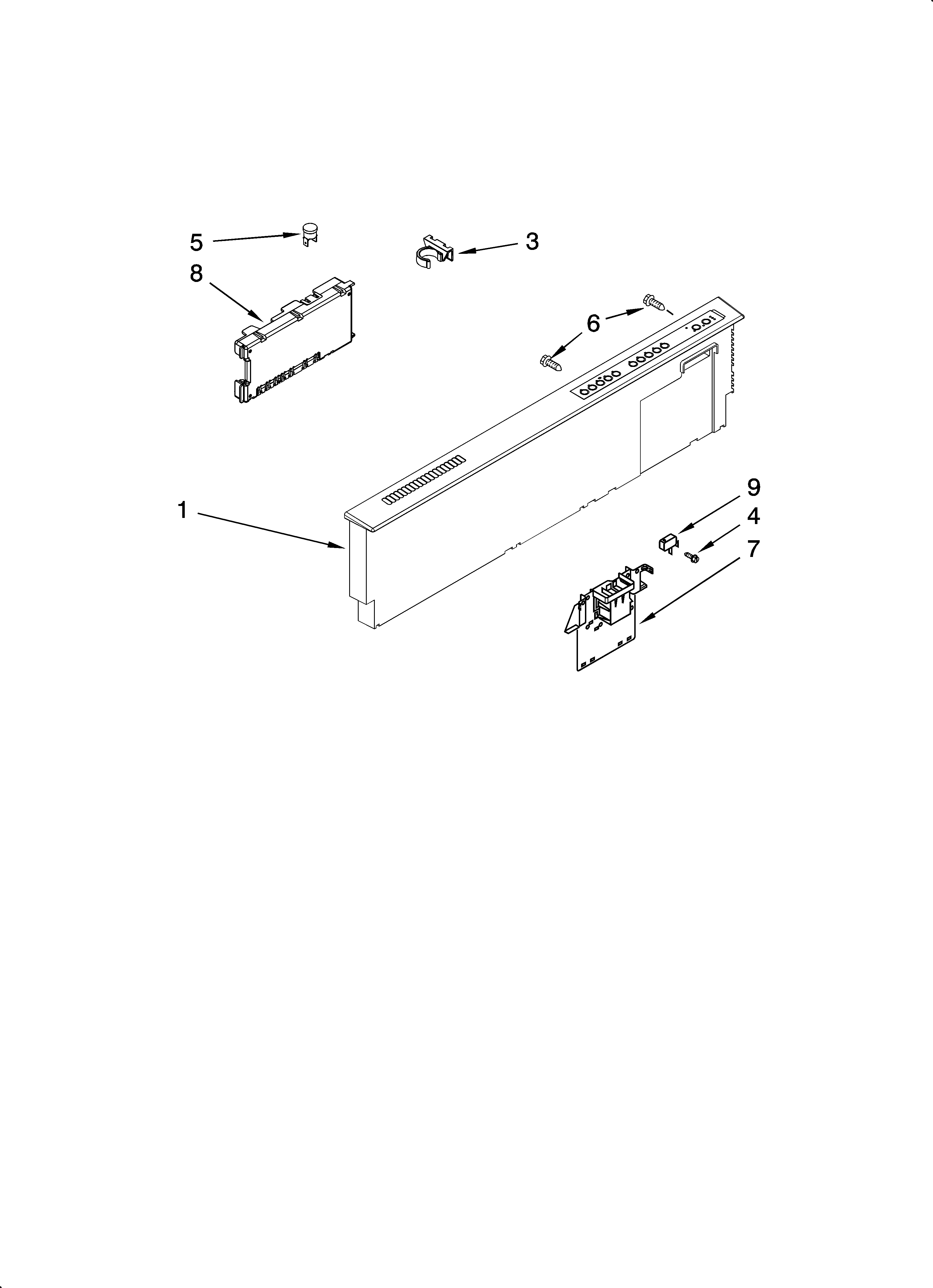 CONTROL PANEL PARTS