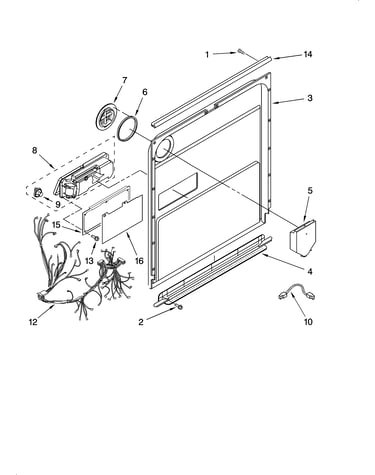 Door and latch parts