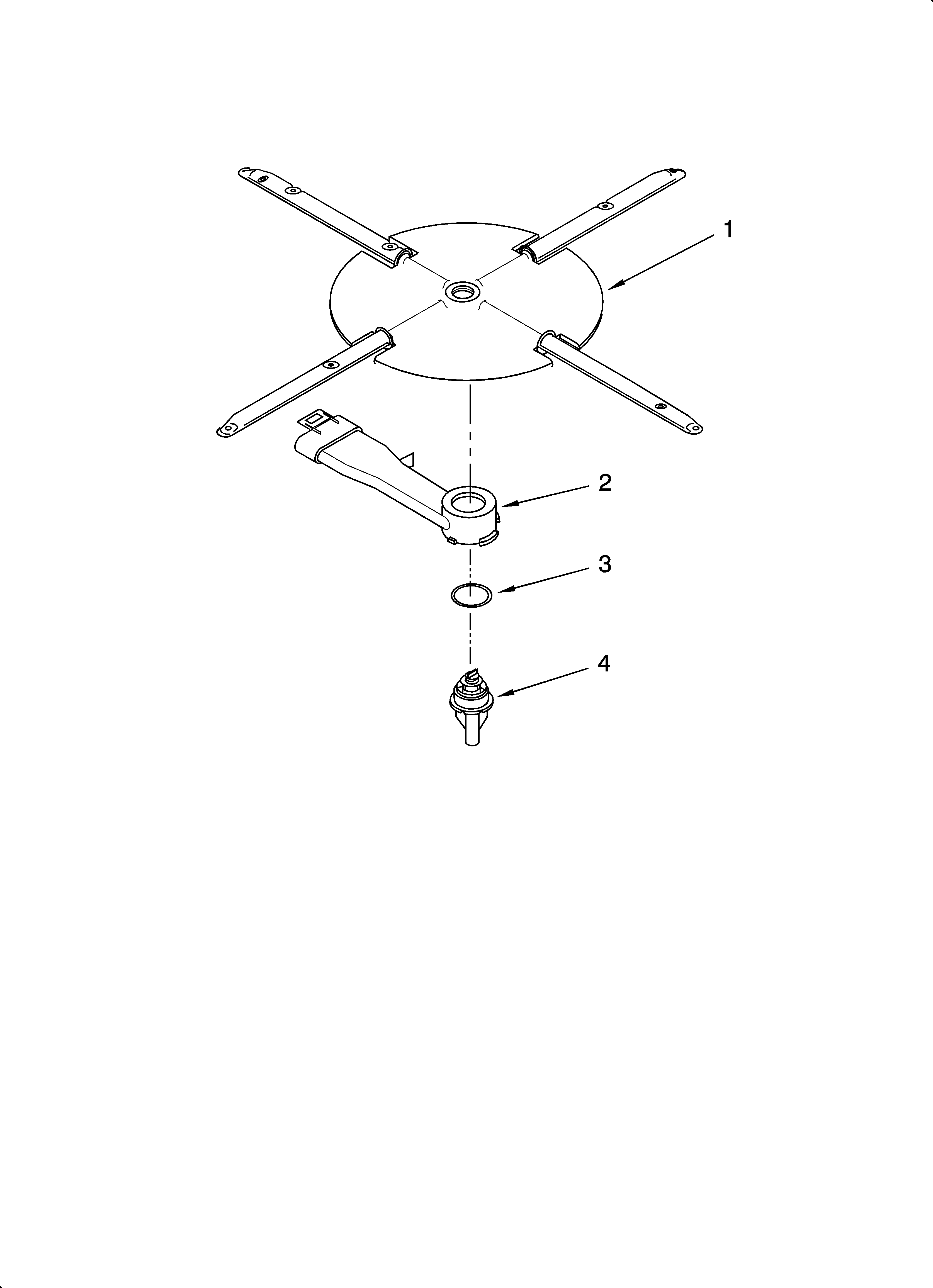 LOWER WASHARM AND STRAINER PARTS
