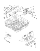 Upper rack and track parts