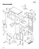 Cabinet liner and door parts