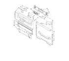 Whirlpool SF362LXSS1 control panel parts diagram