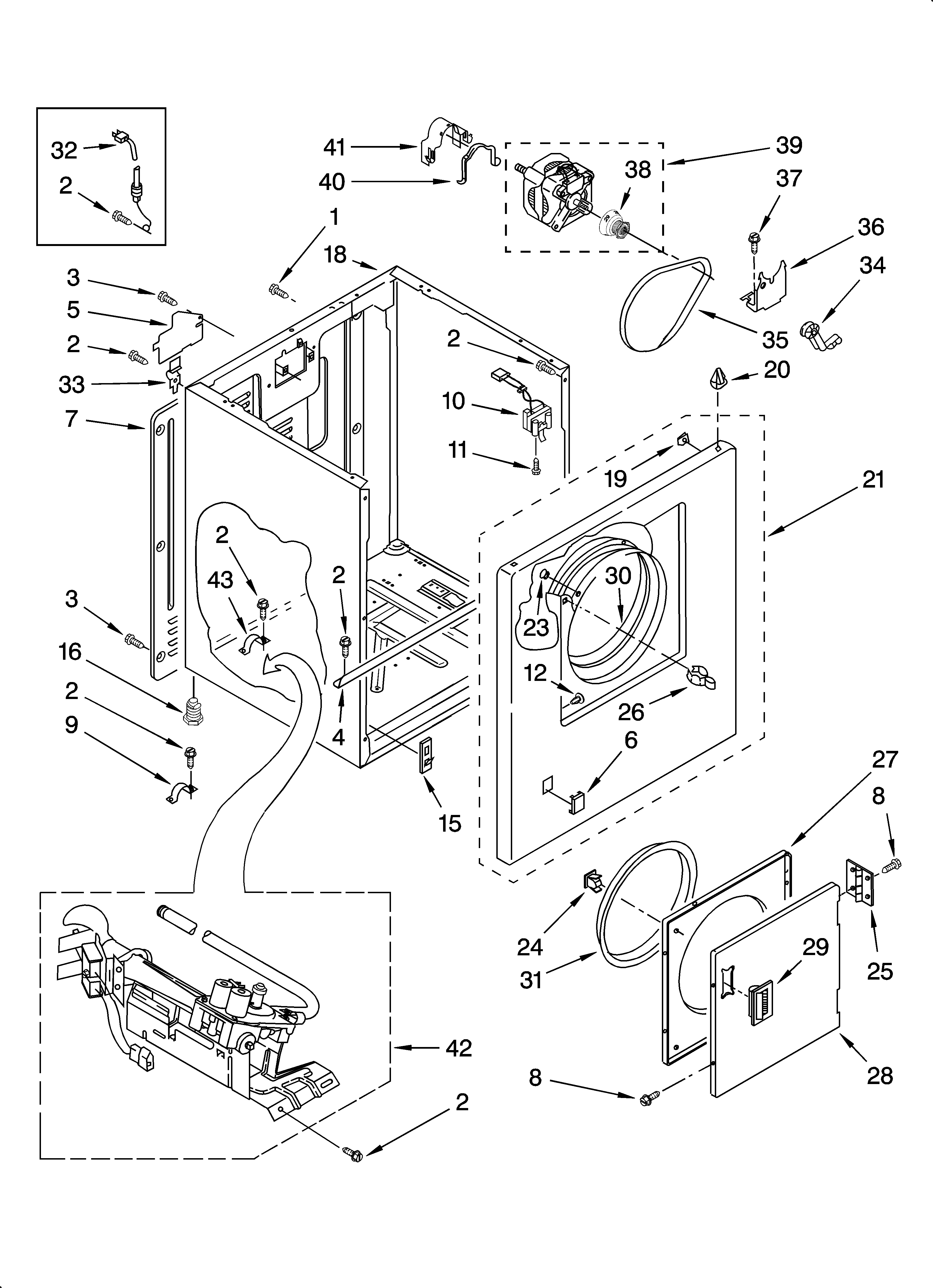 Cabinet parts