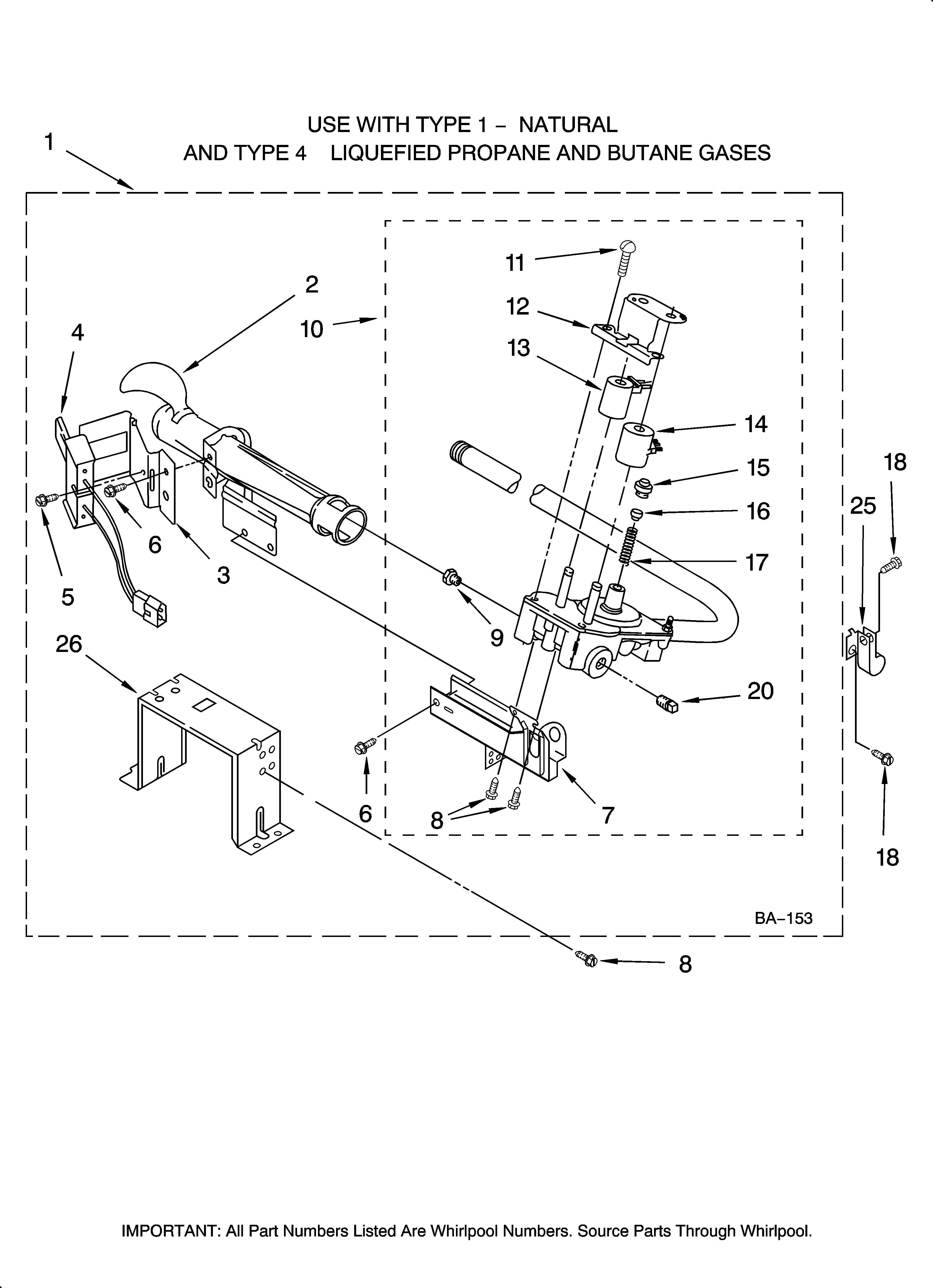 8576353 burner assembly