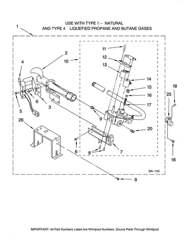 8576353 burner assembly