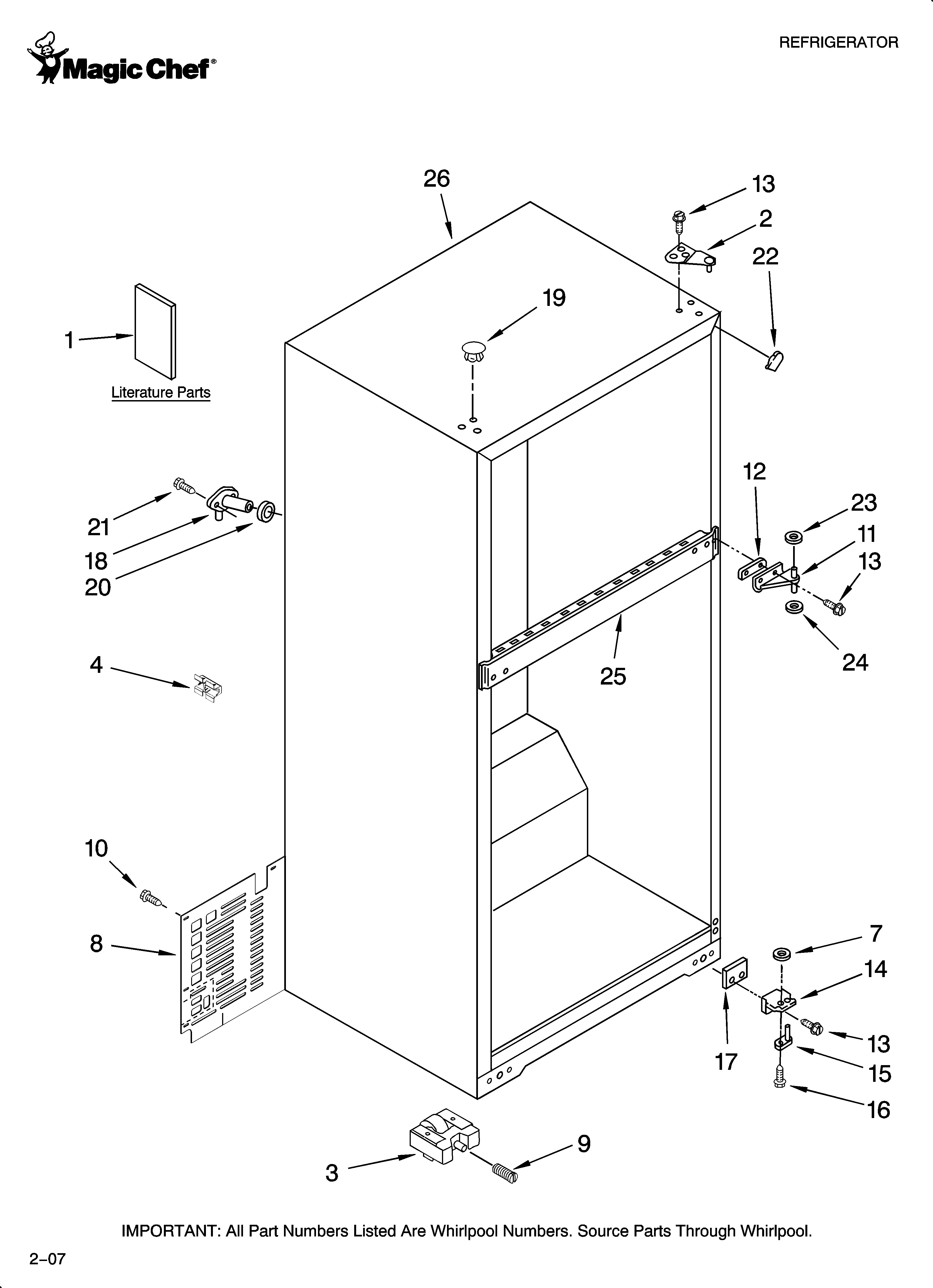 Cabinet parts