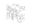 Maytag MED6300TQ0 cabinet parts diagram