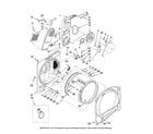 Maytag MED6300TQ0 bulkhead parts, optional parts (not included) diagram