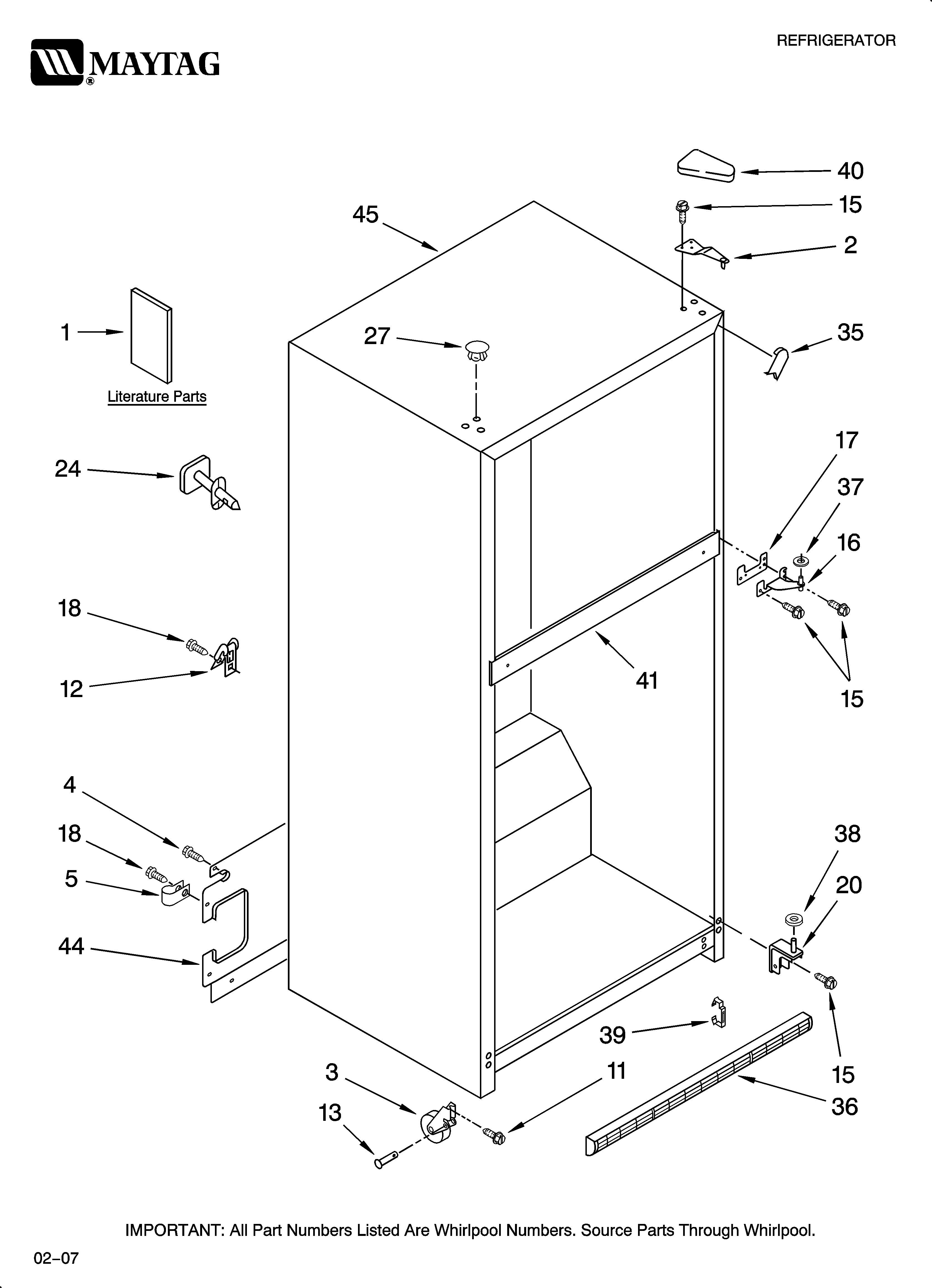 CABINET PARTS