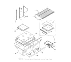 Maytag MTB2254MRB00 shelf parts diagram