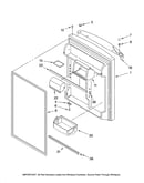 Refrigerator door parts