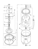 Agitator, basket and tub parts