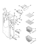 Freezer liner parts