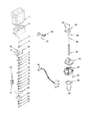 Motor and ice container parts