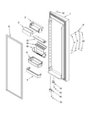 Refrigerator door parts