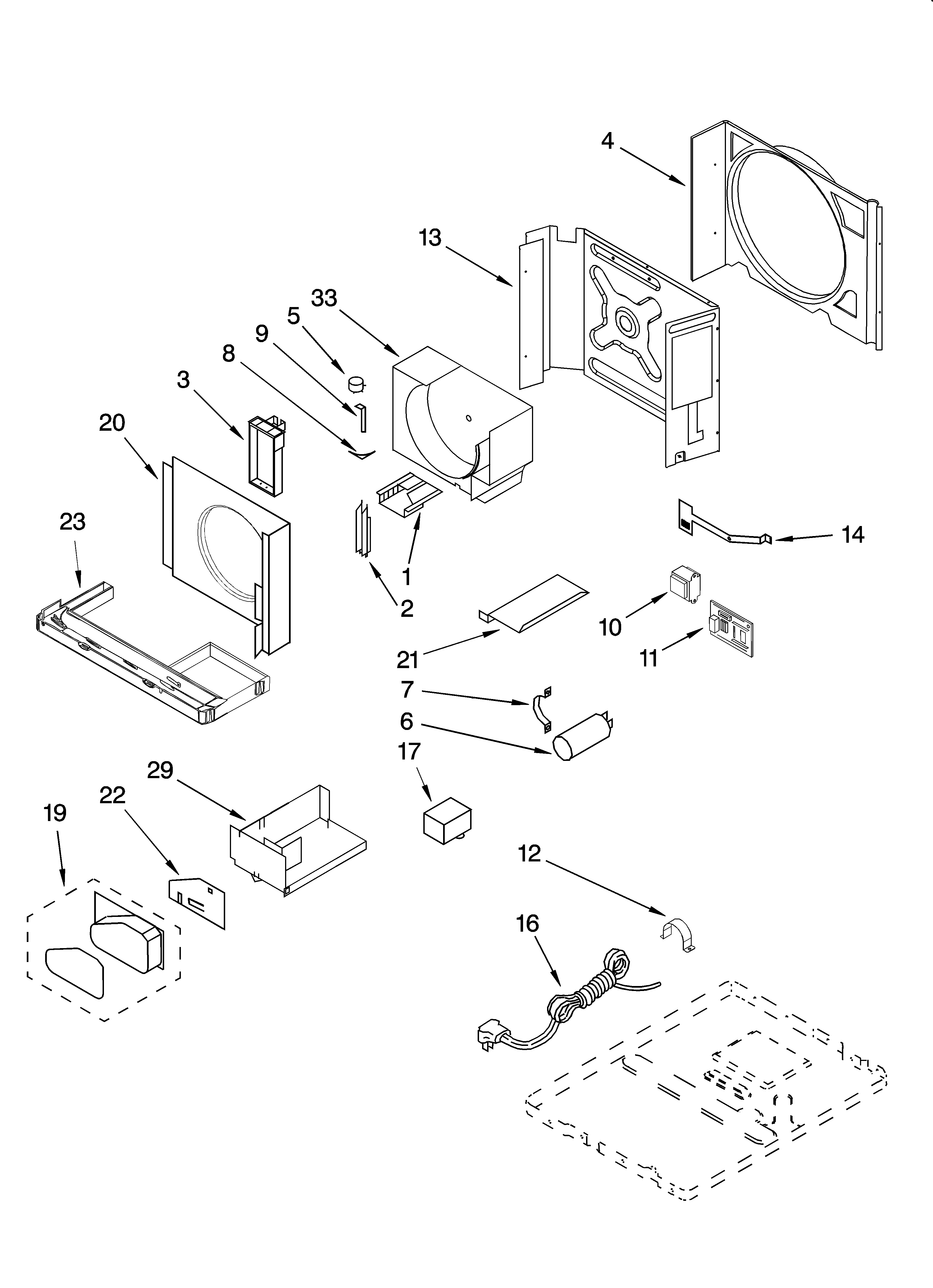 Air flow and control parts