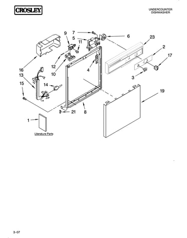 Frame and console parts