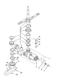 Pump and spray arm parts