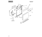 Crosley CUD4000TU0 frame and console parts diagram