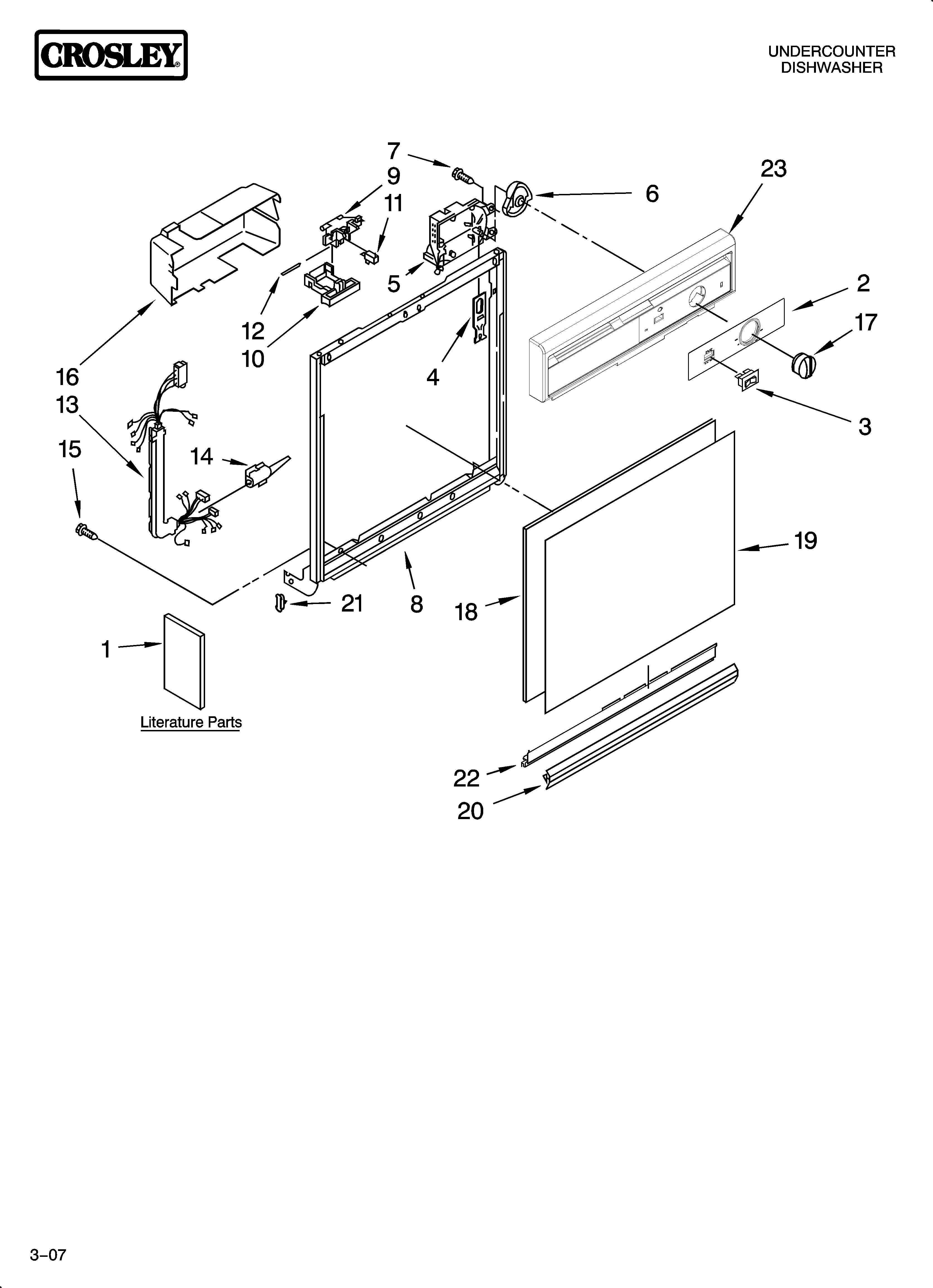 Frame and console parts