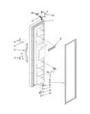 Freezer door parts