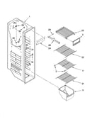 Freezer liner parts